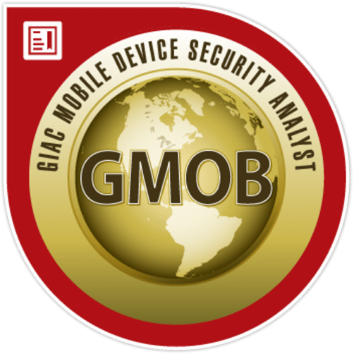 GMOB GIAC Mobile Device Security Analyst